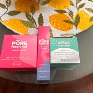 Benefit Trio of NEW in Box Pore Fessionsl Products